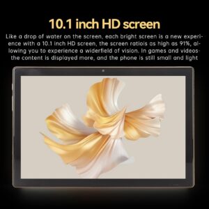 Haofy 2 in 1 Tablet, 10. 1 Inch Tablet 8 Core CPU 100-240V 5G WiFi Support Daily (US Plug)