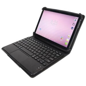 2 in 1 10.1 inch tablet, 4g network 2 in 1 tablet 100-240v with keyboard for android 12 for home (us plug)