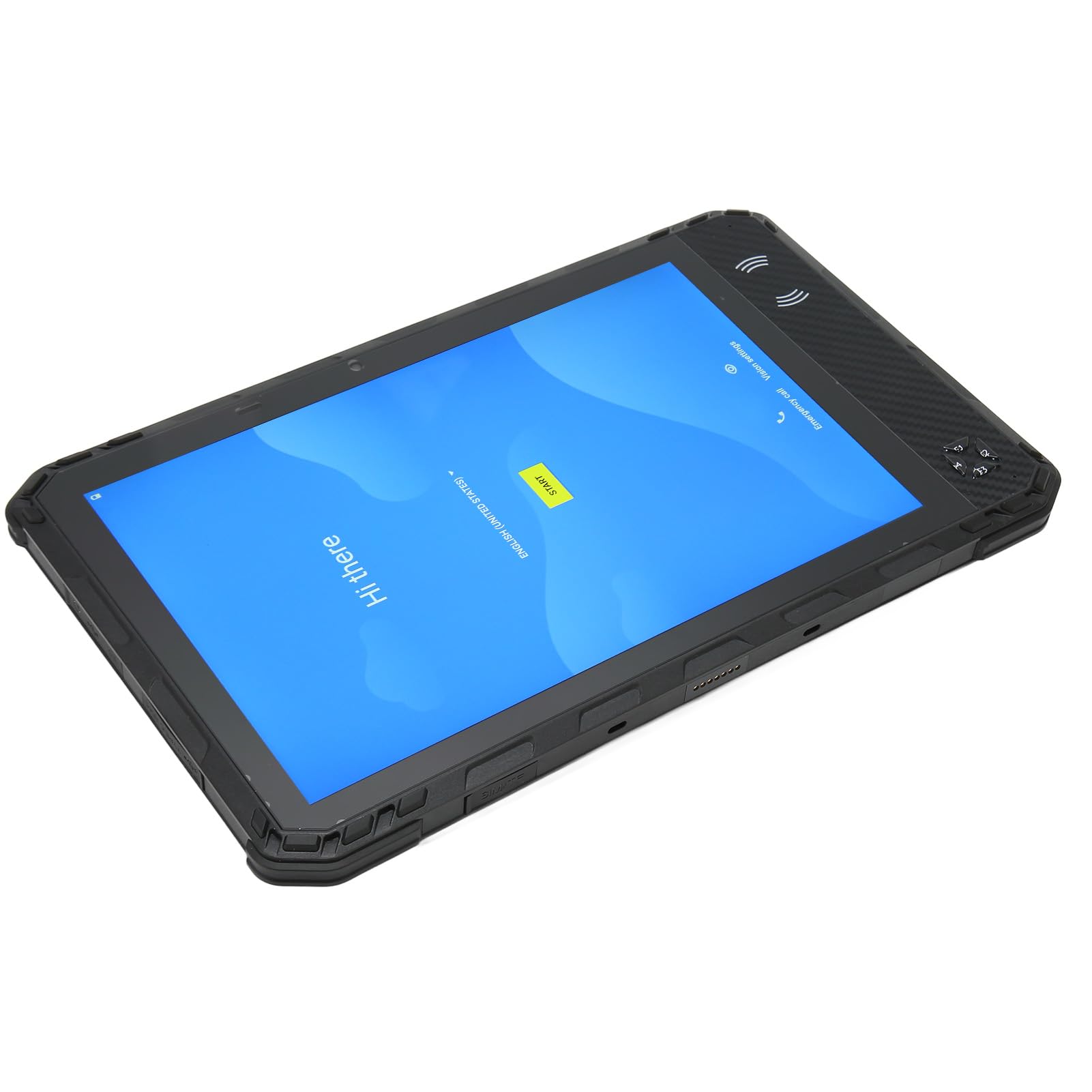 Haofy Outdoor Tablet, Support Memory Card Up to 256G 10000mAh Rugged Tablet IPS Screen 10in IP68 Waterproof for Tough Workplace (US Plug)