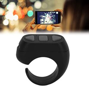 Mobile Phone Remote Control ABS Remote APP Page Turner Comfortable Carry for Watching TV (Black)