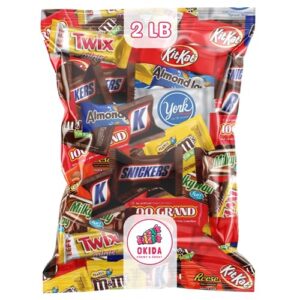 assorted chocolate variety pack - individually wrapped party chocolate assortment - chocolate for every occasion! (2 lb)