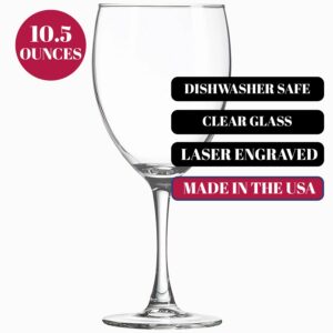 Best Meme Ever - Stemmed Wine Glass 10.5 Oz Laser Engraved Clear Cocktail Glasses Lead-Free Etched Crafted Work Custom Gift Flute Glassware