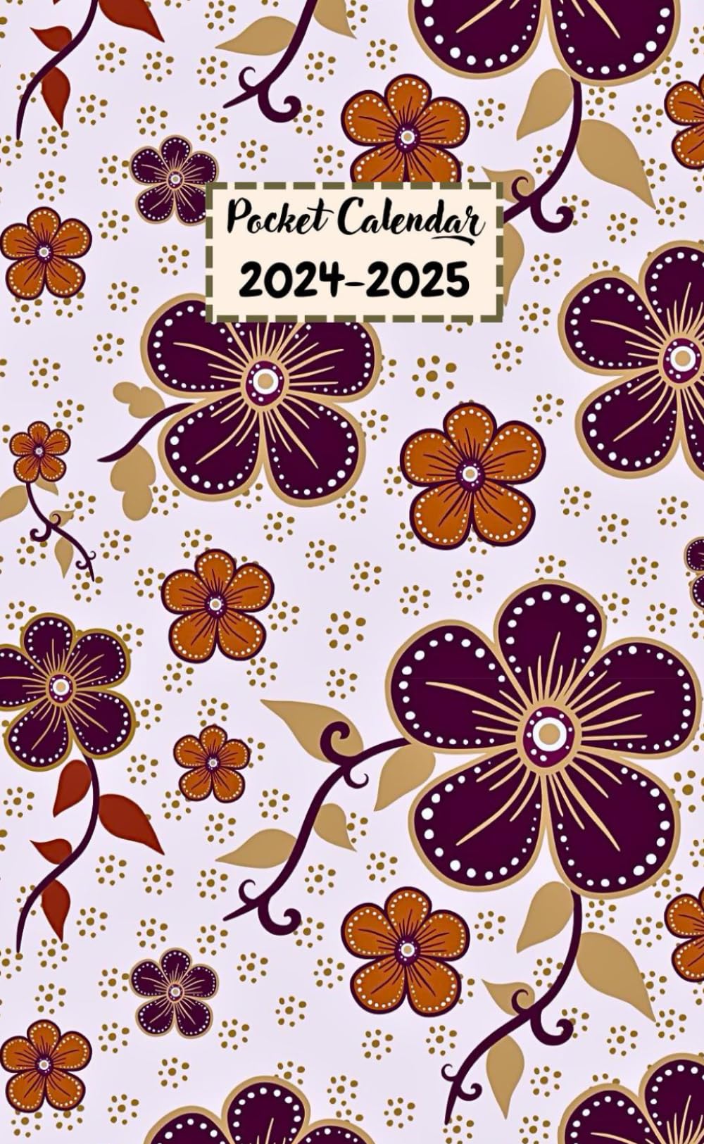 Pocket Calendar 2024-2025 For Purse: 2-Year Schedule Monthly Organizer from January 2024 to December 2025 Small Size With Federal Holidays