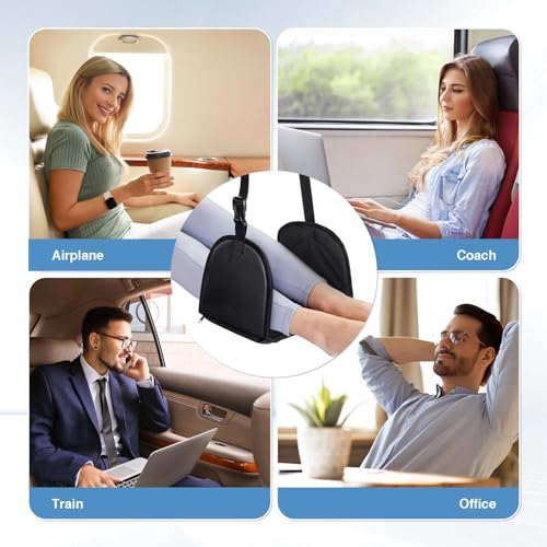 KKM Airplane Foot Rest Made of Advanced Memory Foam Airplane Footrest Airplane Travel Foot Rest Under Desk for Office Relax Your Feet to Reduce Swelling and Soreness