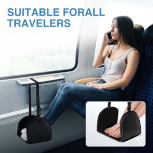 KKM Airplane Foot Rest Made of Advanced Memory Foam Airplane Footrest Airplane Travel Foot Rest Under Desk for Office Relax Your Feet to Reduce Swelling and Soreness