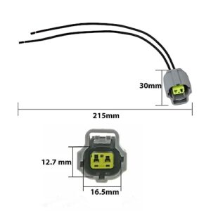 158-0421 Coolant Water Temperature Temp Sensor Connector Pigtail Fit for 2016 Toyota Tacoma SR5 Crew Cab Pickup 4-Door 2.7L