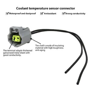 158-0421 Coolant Water Temperature Temp Sensor Connector Pigtail Fit for 2016 Toyota Tacoma SR5 Crew Cab Pickup 4-Door 2.7L