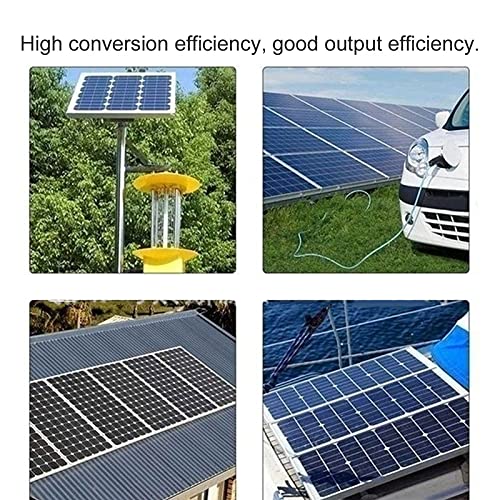 Solar Panel Kit Photovoltaic Panel 40A Controller 40W Dual Outdoor 18V Flexible Charge Controller Port with Usb Silicon Module for Monocrystalline Power Bank Controller Rated