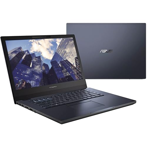 ASUS ExpertBook B2 Business Laptop, 14" FHD Display, Intel Core i7-1260P Processor, 16GB RAM, 512GB PCIe SSD, Webcam, Backlit KB, Fingerprint Reader, Wi-Fi 6, Windows 11 Pro, Black