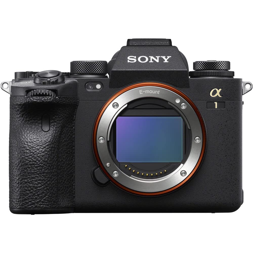 Sony a1 Mirrorless Camera (ILCE-1/B) + Sony FE 24-70 Lens + 64GB Card + Filter Kit + Bag + NP-FZ100 Compatible Battery + LED Light + Corel Photo Software + Flex Tripod + Hand Strap + More (Renewed)