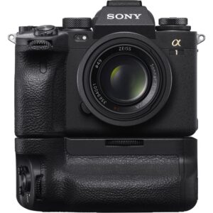 Sony a1 Mirrorless Camera (ILCE-1/B) + 4K Monitor + Rode VideoMic + 2 x 64GB Card + Bag + 3 x NP-FZ100 Compatible Battery + LED Light + Corel Photo Software + Flex Tripod + Hand Strap + More (Renewed)