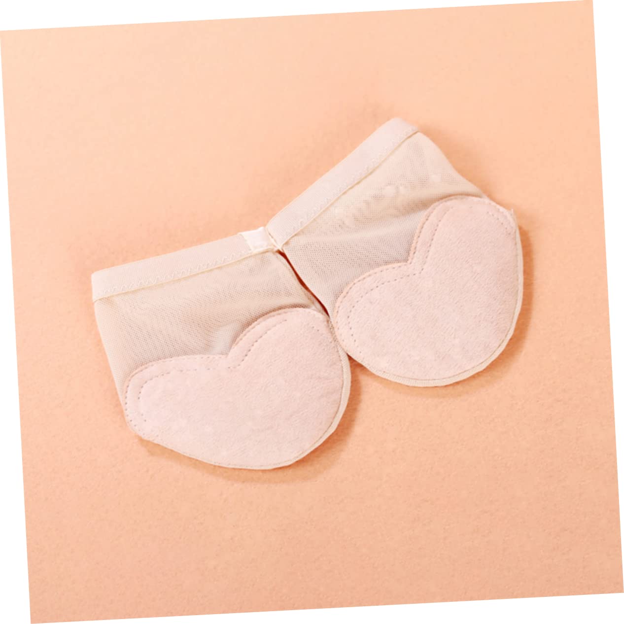 NOLITOY 3 Pairs Dance Shoes Half Sole Shoes Girls Ballet Shoes Women Briefs Underwear Dance Toe Thong Half Sole Ballet Shoes Toes Shoes Toe Shoes for Ballet Filling paw Floor mat Front pad