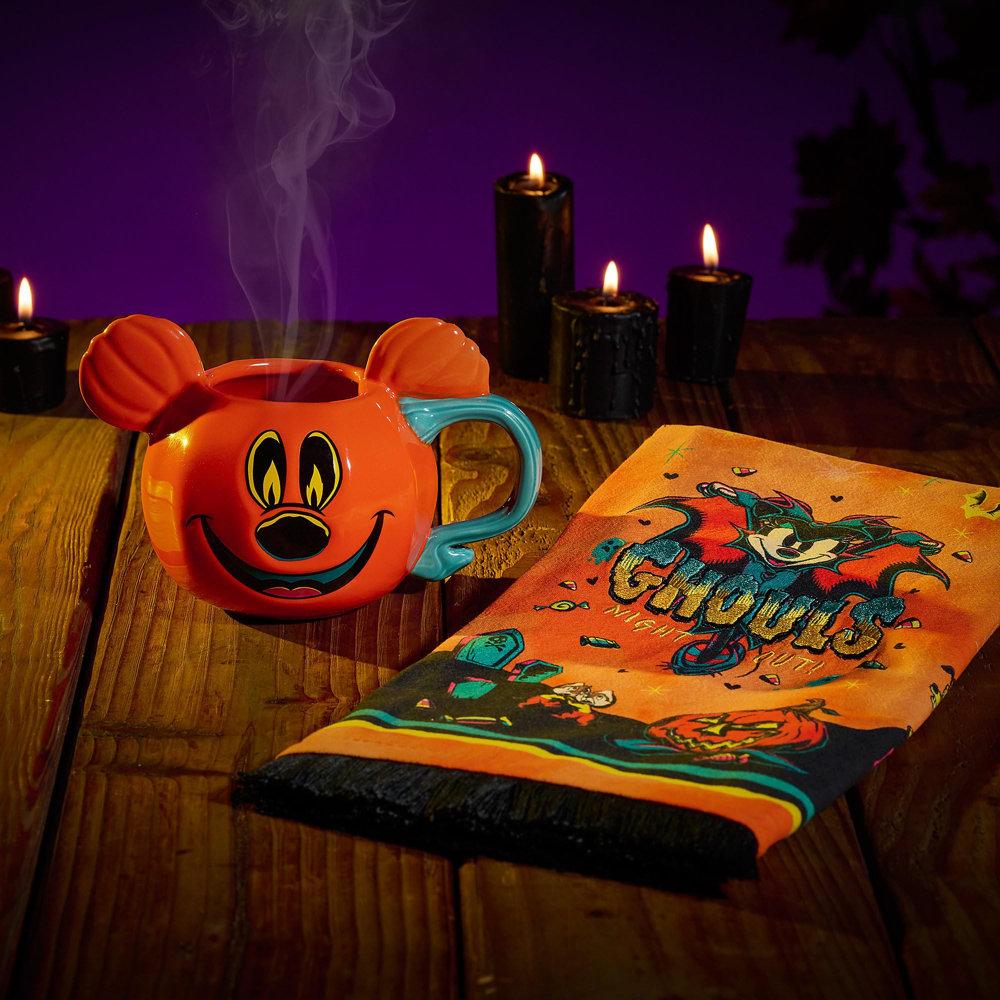 Disney Mickey Mouse Halloween Jack-o'-Lantern Mug