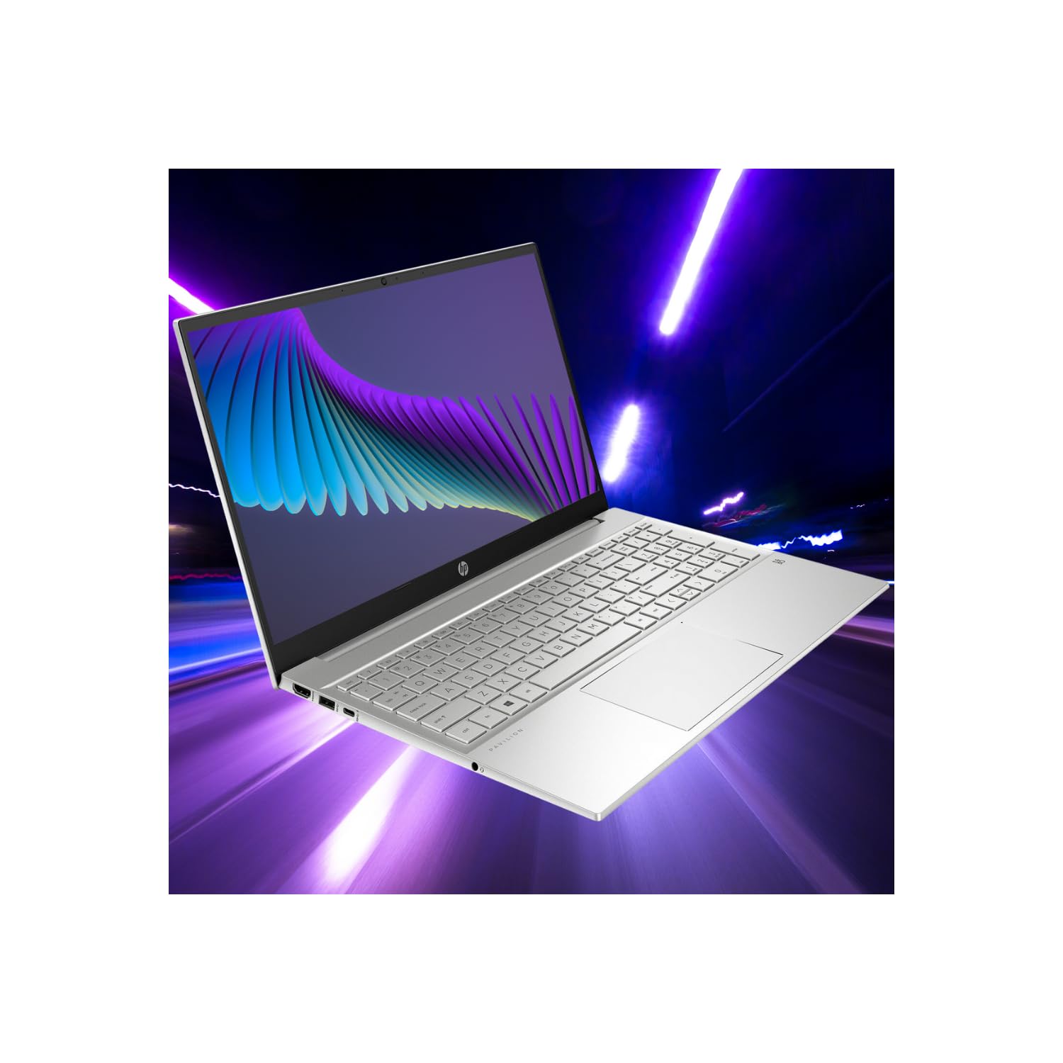 HP Pavilion 15t Business Laptop, 15.6" FHD Display, Intel Core i7-1355U, 32GB RAM, 1TB SSD, Webcam, HDMI, Backlit Keyboard, Fingerprint Reader, Wi-Fi 6, Windows 11 Pro