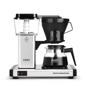 technivorm moccamaster kbs coffee brewer, 32 oz, polished silver