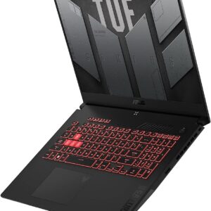 ASUS TUF Gaming A17 17.3" IPS 144Hz Full HD (1920x1080) Gaming Laptop (AMD Ryzen 7 7735HS up to 4.7 GHz, 64GB DDR5 4800MHz RAM, 1TB PCIe SSD, GeForce RTX 4060, Win11P) w/Dockztorm Hub