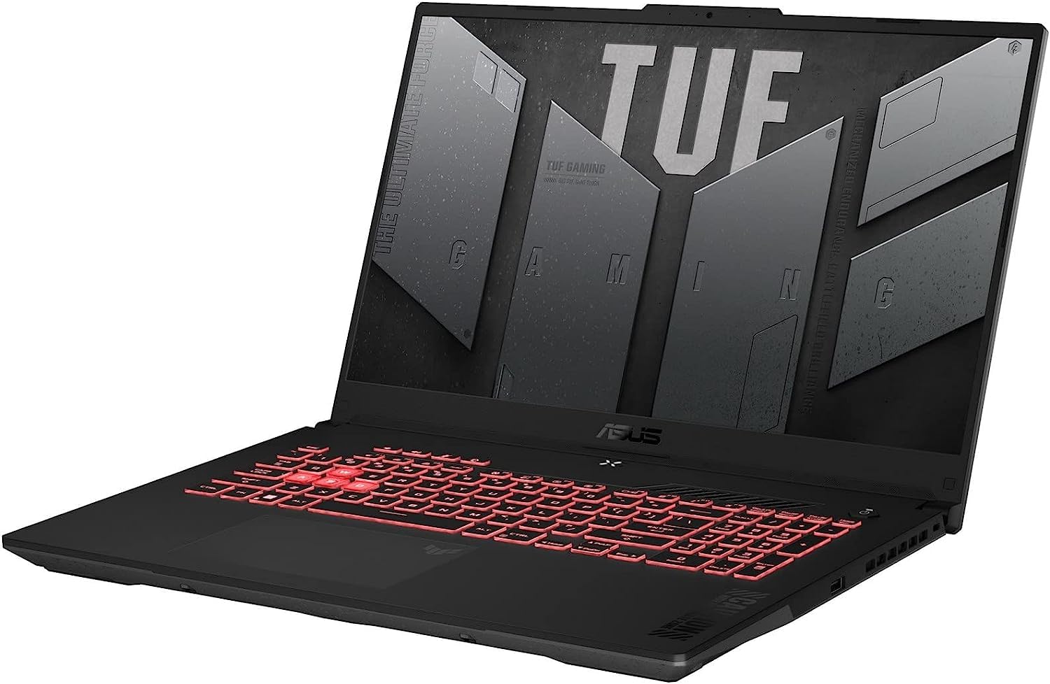 ASUS TUF Gaming A17 17.3" IPS 144Hz Full HD (1920x1080) Gaming Laptop (AMD Ryzen 7 7735HS up to 4.7 GHz, 64GB DDR5 4800MHz RAM, 1TB PCIe SSD, GeForce RTX 4060, Win11P) w/Dockztorm Hub