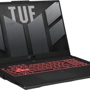 ASUS TUF Gaming A17 17.3" IPS 144Hz Full HD (1920x1080) Gaming Laptop (AMD Ryzen 7 7735HS up to 4.7 GHz, 64GB DDR5 4800MHz RAM, 1TB PCIe SSD, GeForce RTX 4060, Win11P) w/Dockztorm Hub