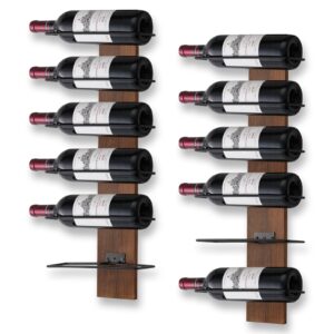 cbyjk wine rack wall mounted, wall wine rack for 12 wine bottles, wood wine racks for wall, wall mounted wine rack for bar, cellars, kitchen, dining room