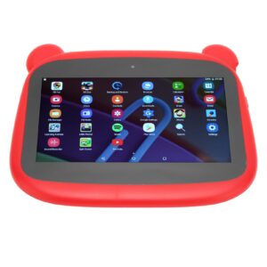 kids tablet for 10, 7 inch ips hd screen,2gb ram 32gb rom, octa core processor, 5g wifi tablet pc 5000mah little bear shaped (us plug)