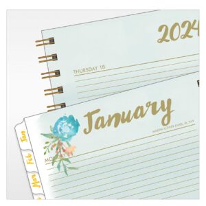 FranklinCovey - Watercolor Weekly Wire-Bound Planner (Classic, Jan 2024 - Dec 2024)