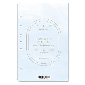 FranklinCovey - Simplicity for Moms Weekly Ring-Bound Planner (Classic, Jan 2024 - Dec 2024)
