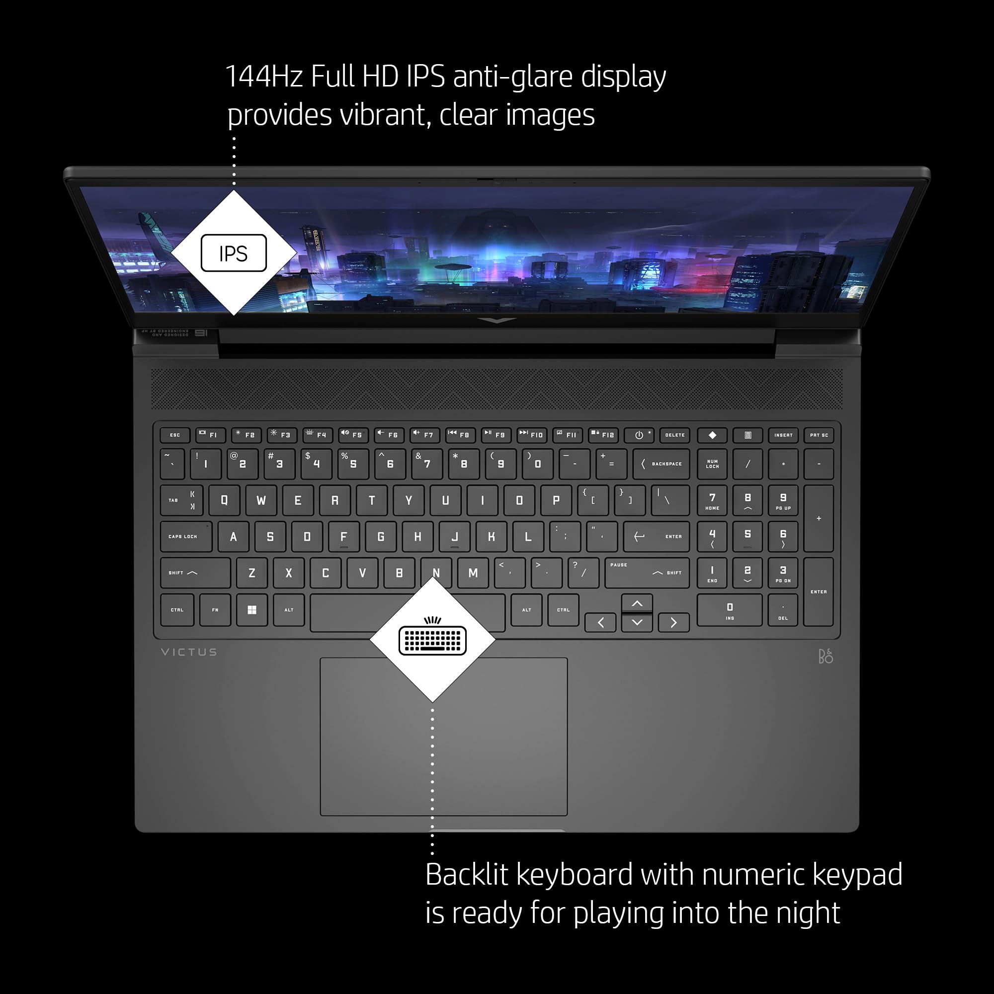 HP Victus 16.1" FHD 144Hz Display Gaming Laptop, Intel Core i7-13700HX, NVIDIA GeForce RTX 4060, 64GB DDR5 RAM, 4TB PCIe SSD, Wi-Fi 6, Webcam, Backlit KB, RJ-45, HDMI, Windows 11 Home