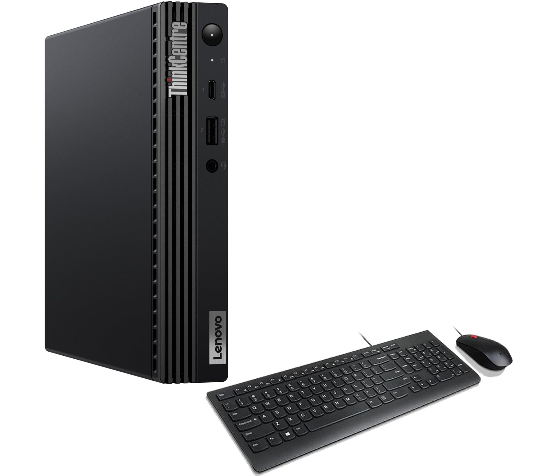 LENOVO ThinkCentre M80q Home & Business Mini Desktop (Intel i3-10100T, 16GB RAM, 512GB PCIe SSD, Intel UHD 630, WiFi 6, BT 5.2, USB Keyboard, USB Mouse, HDMI, Win 11 Pro) w/Dockztorm Hub