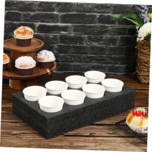 4pcs Milk Tea Cup Holder Outdoor Cup Trays Convenient Cup Holder Foam Drink Holders Reusable Drink Holder for Non-Tipping Cup Holder Take Epe with Tray Foam Stand Travel re-usable