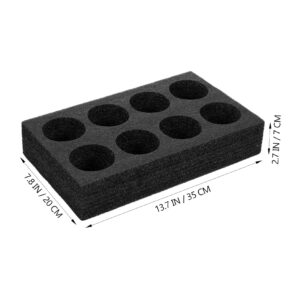 4pcs Milk Tea Cup Holder Outdoor Cup Trays Convenient Cup Holder Foam Drink Holders Reusable Drink Holder for Non-Tipping Cup Holder Take Epe with Tray Foam Stand Travel re-usable