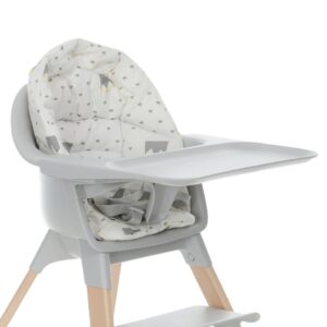high chair seat cushion compatible with stokke clikk high chair - soft 100% cotton seat pad for stokke clikk high chair - machine washable