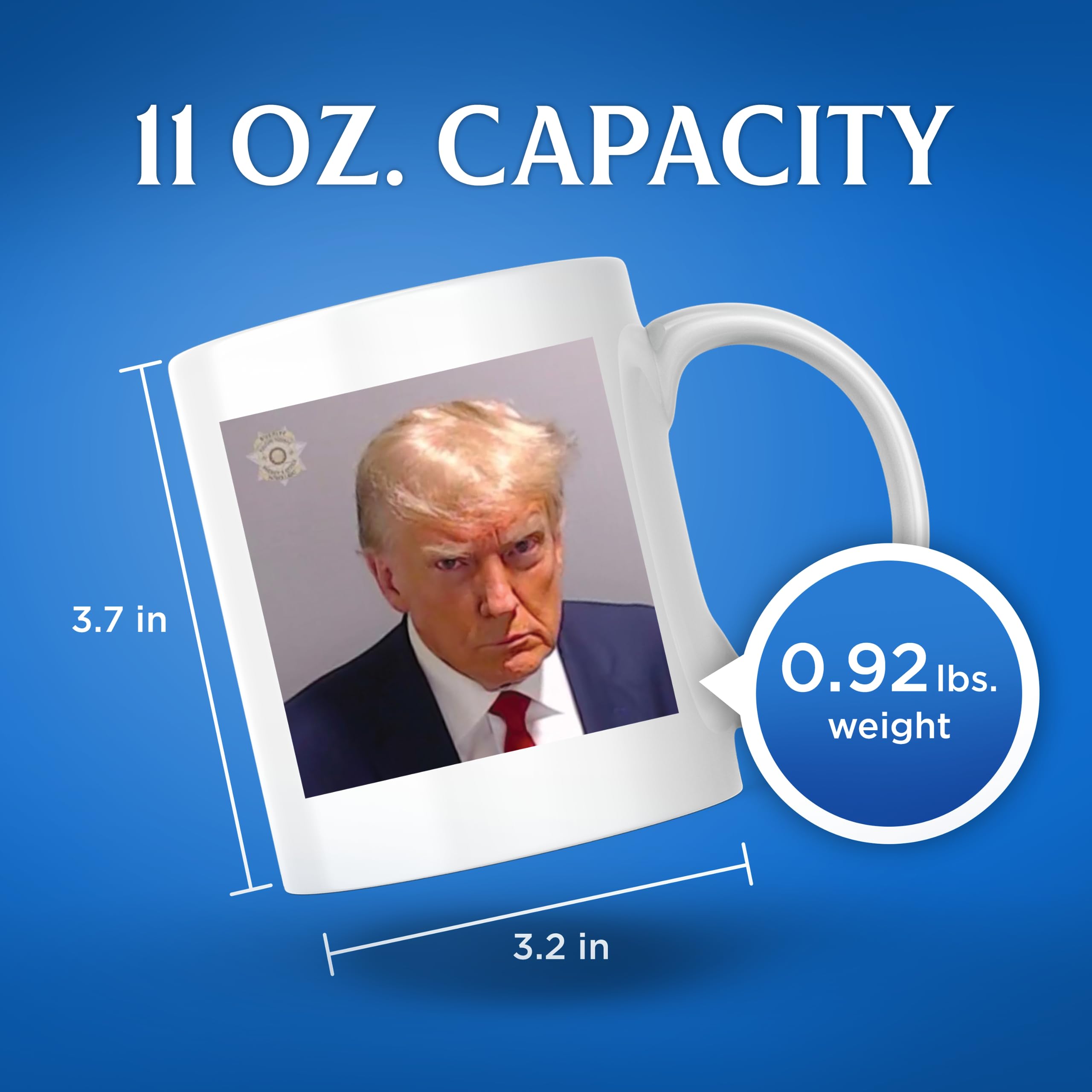 Bliss Monkey Co. Trump Mugs (Trump Mugshot)