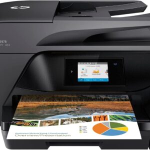 HP OfficeJet Pro 6978 All-in-One Color Inkjet Wireless Printer for Home Office, Black - Print Scan Copy Fax - 600 x 1200 dpi, 20 ppm, 35-Sheet ADF, 2.65" Touchscreen Display, Auto Duplex Printing