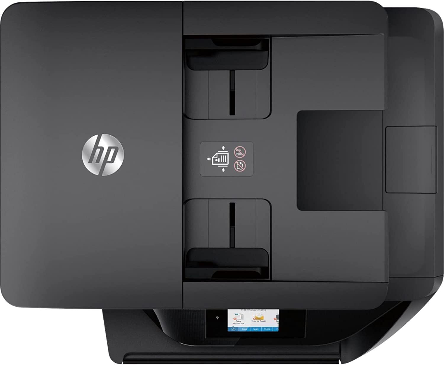 HP OfficeJet Pro 6978 All-in-One Color Inkjet Wireless Printer for Home Office, Black - Print Scan Copy Fax - 600 x 1200 dpi, 20 ppm, 35-Sheet ADF, 2.65" Touchscreen Display, Auto Duplex Printing