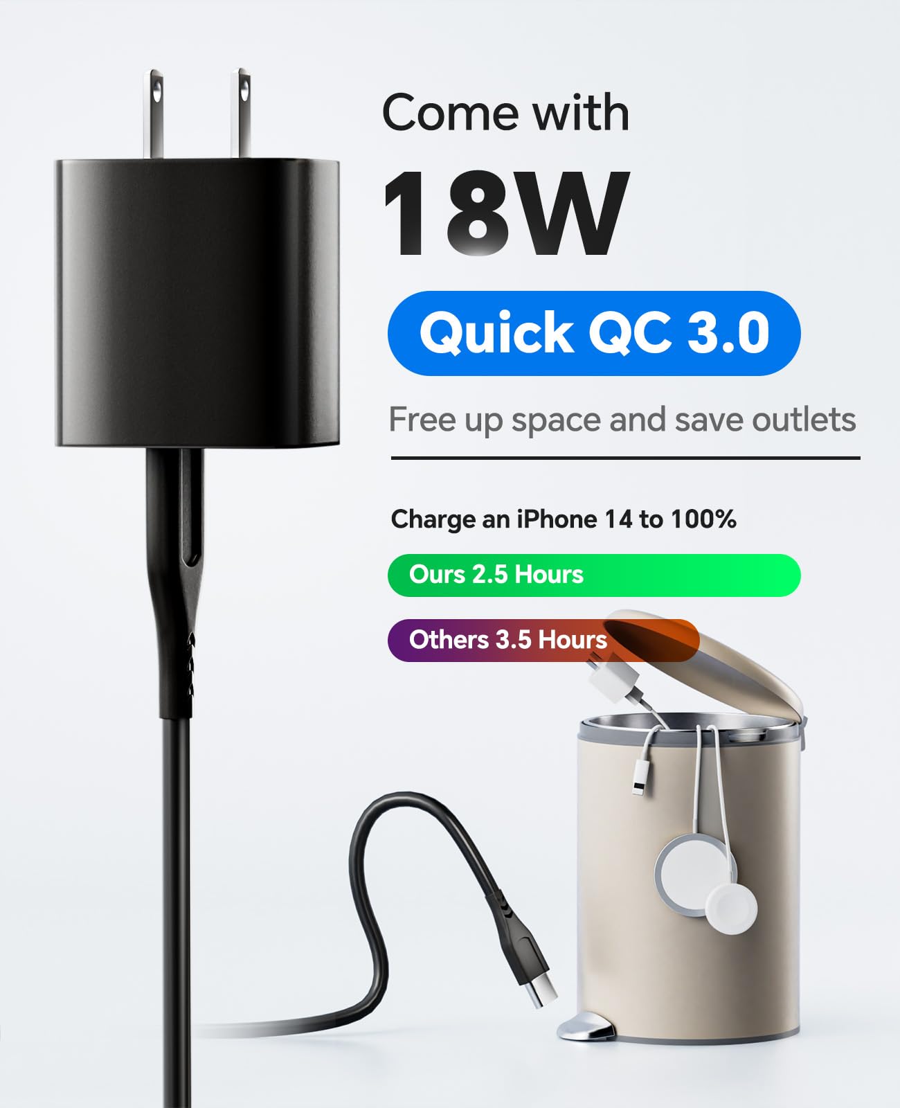 3 in 1 Charging Station for Apple Devices, Mag - Safe Charger Stand,15W Fast Magnetic Charger Wireless Compatible for iPhone 15 14 13 12 Pro/Max/Plus/Mini,AirPods Pro/3/2,iWatch 9/8/7/6/SE/5/4/3/2