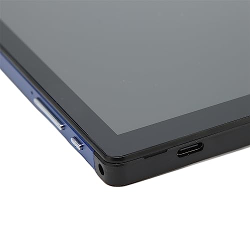 Haofy 10 Inch Tablet, Blue Dual Camera Tablet Pc for on The Go (US Plug)