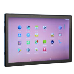 10 Inch Tablet Blue Tablet 100‑240V IPS HD Large Screen 8 Core CPU for Travel (US Plug)