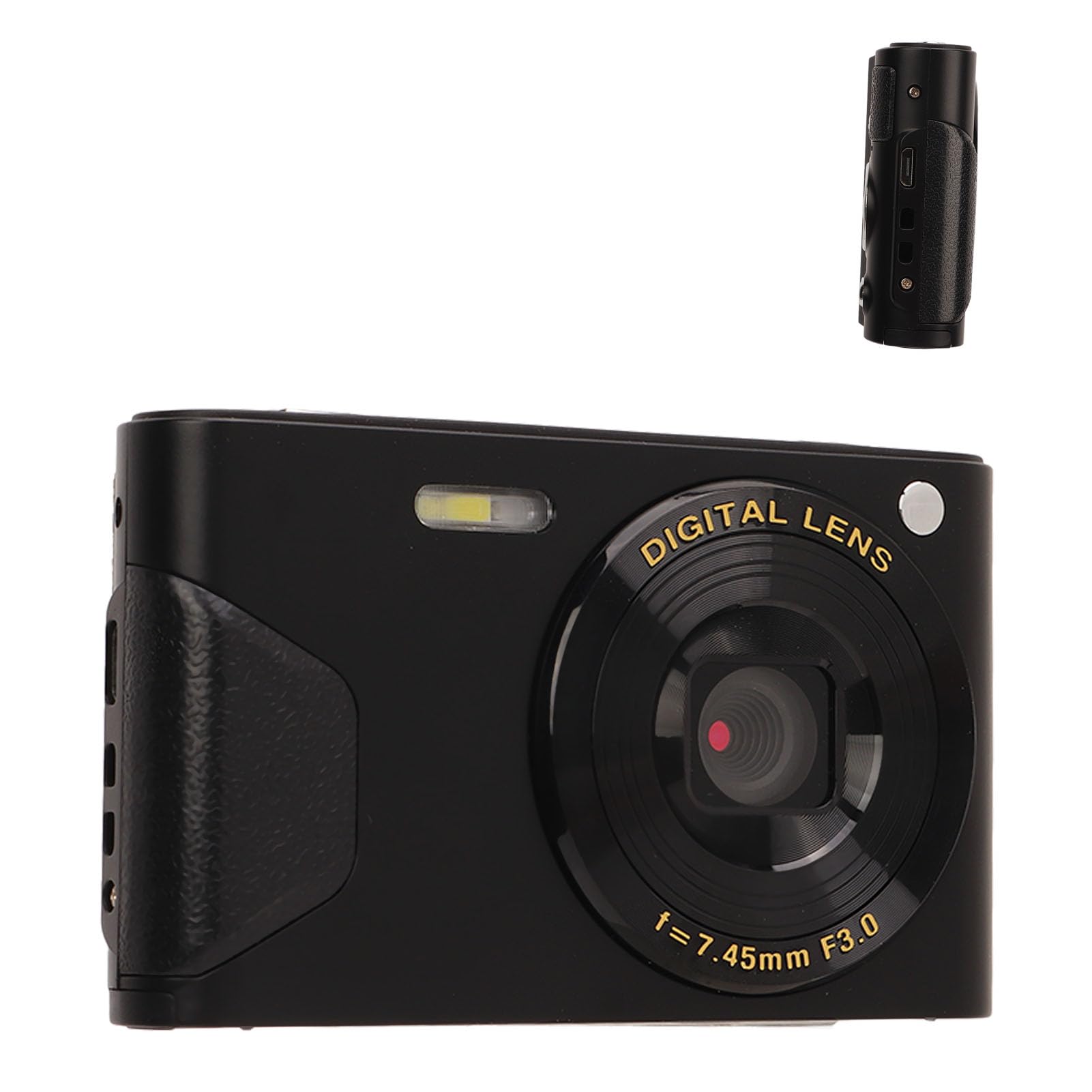 HD Digital Camera, Auto Focus Portable Small Camera 1080P Video Resolution Plastic and Metal 8X Zoom 2.7 in for Gift