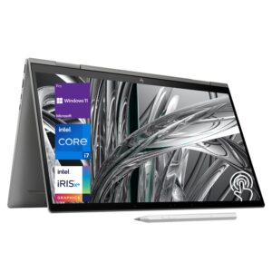 hp newest 13th generation envy 2-in-1 business laptop, 15.6” touchscreen, intel core i7-1355u, 64gb ram, 2tb pcie ssd, webcam, wi-fi 6, backlit kb, sd card reader, windows 11 pro, stylus pen