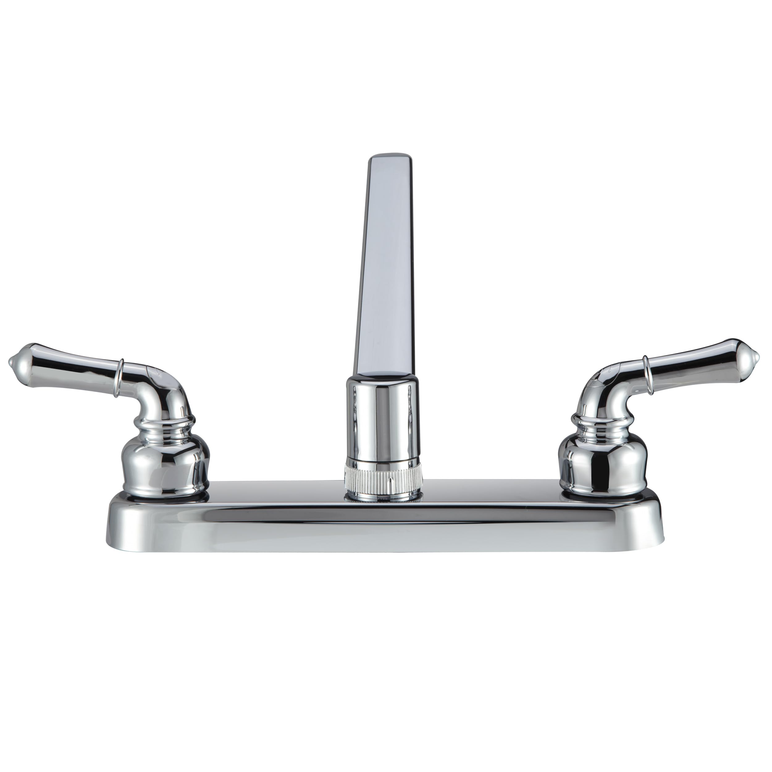 Pacific Bay PB-K14CP Kitchen Sink Faucet with Classic Levers - Metallic Plating Over ABS Plastic (Polished Chrome)