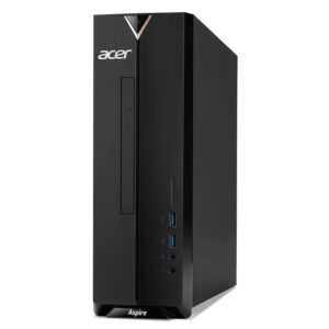 acer Aspire Tower Desktop, Intel Celeron J4125, 16GB RAM, 1TB PCIe SSD, DVD, HDMI, VGA, Wi-Fi, Wired Keyboard & Mouse, Windows 11 Home, Black