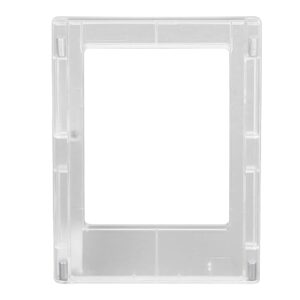 mini picture frame, abs diy 3 in mini splicing magnetic picture frame for home (transparent)
