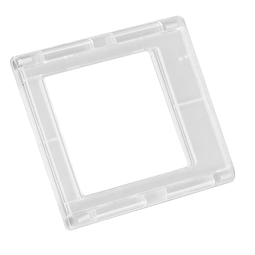 Mini Picture Frame, ABS DIY 3 in Mini Splicing Magnetic Picture Frame for Home (Transparent)