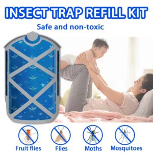 18 Pcs Flying Insect Trap Refill Cartridge Compatible with zevo M364