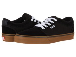 vans skate chukka l black/black/gum size 8