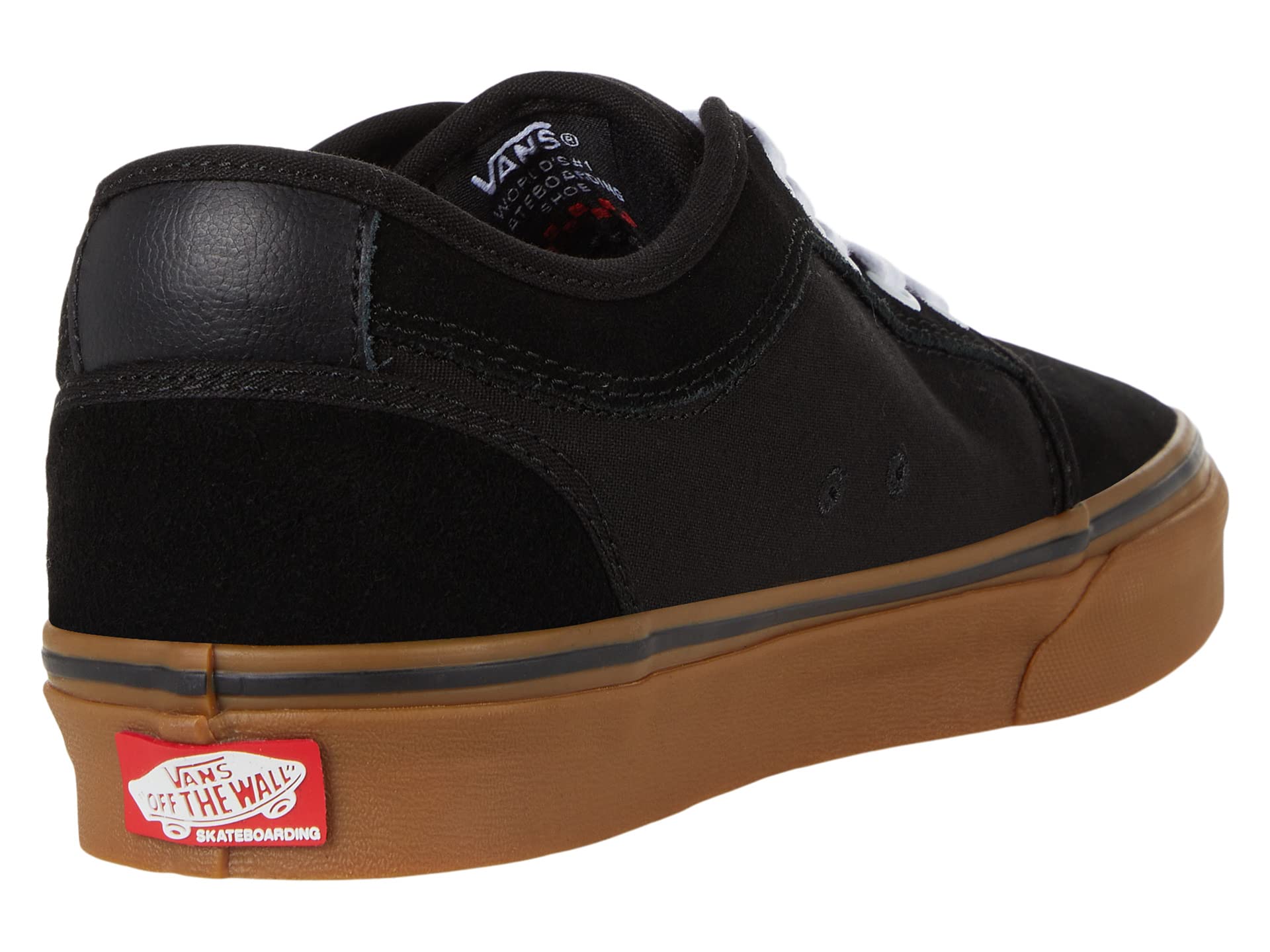 Vans Skate Chukka L Black/Black/Gum Size 8