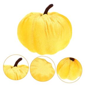 Garneck 24 Pcs Fabric Pumpkin Ornament Fake Faux Pumpkin Artificial Plush Pumpkins Decorative Pumpkins Prop Farmhouse Pumpkin Wedding Decoration Pumpkin Figurines Doll Foam Little Pumpkin