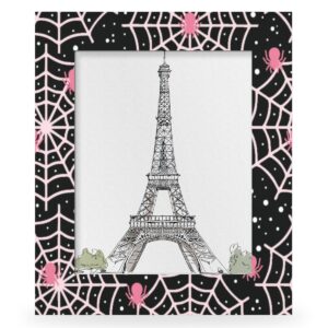 pofato red spider web 8x10 picture frame wood photo frame for tabletop display wall mount picture frame display 8 x 10 inch photo wall decor home gift frames