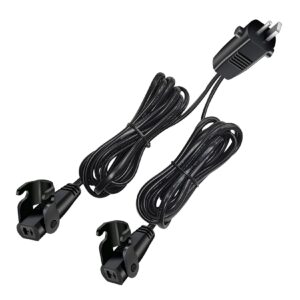 fesasn recliner power cord replacement - 2 pin splitter lead y cable for lift chair or power recliner cord - powers 2 recliner motors,for okin limoss lazboy pride catnapper recliner