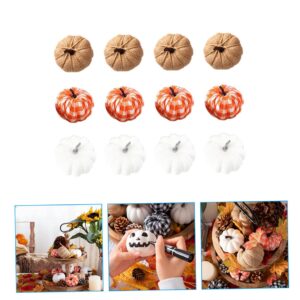 Garneck 24 Pcs Thanksgiving Pumpkin Halloween Pumpkin Decorations Harvest Festival Decorations Fall Decorations Foam Pumpkins Thanksgiving Ornament Festival Pumpkin Artificial Model Reward